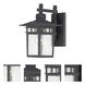 Cove Neck 1 Light 14 inch Textured Black Outdoor Wall Light
