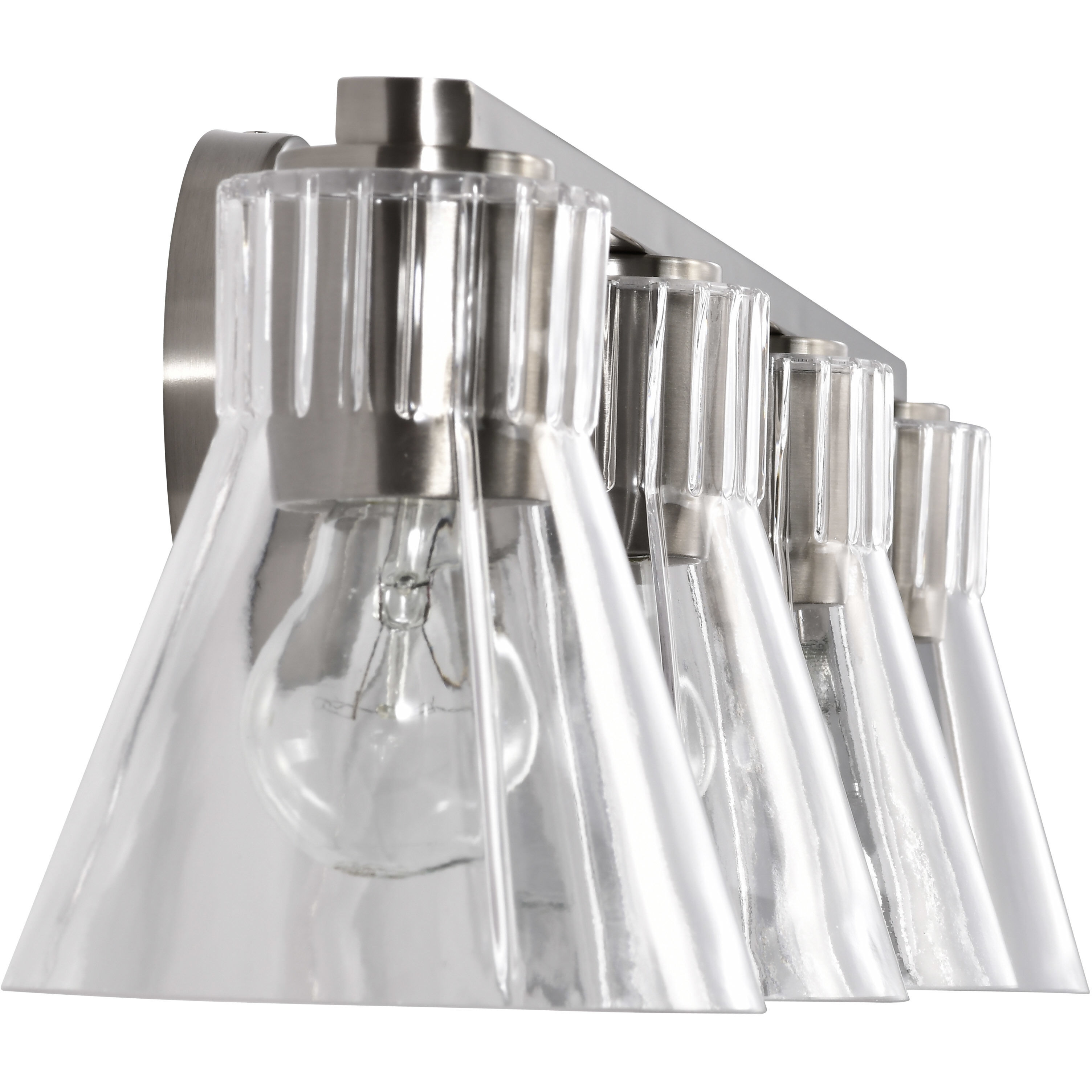 Gianna 33.25 inch Brushed Nickel Vanity Wall Light