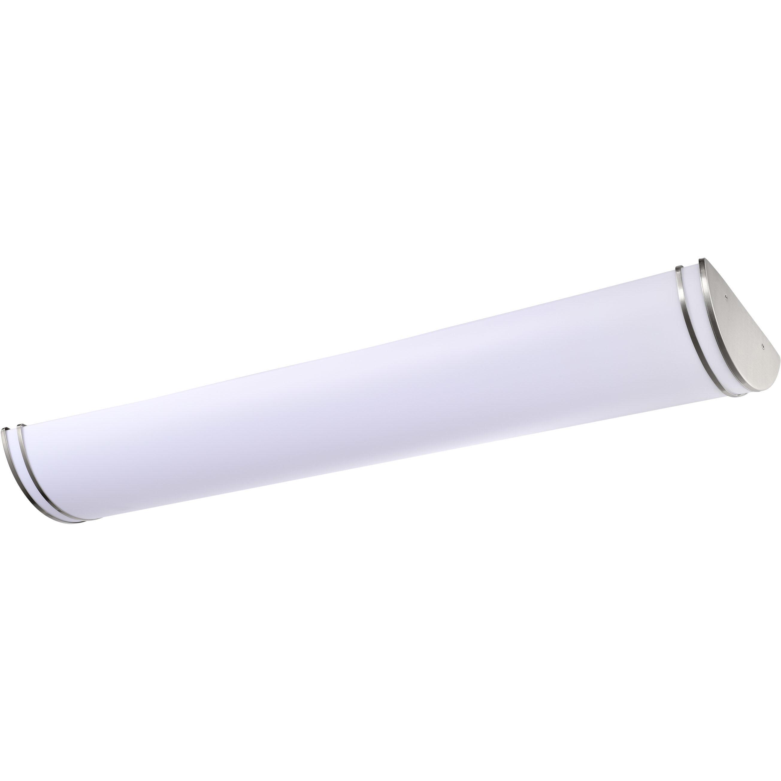 Glamour LED 12 inch Brushed Nickel Linear Flush Ceiling Light