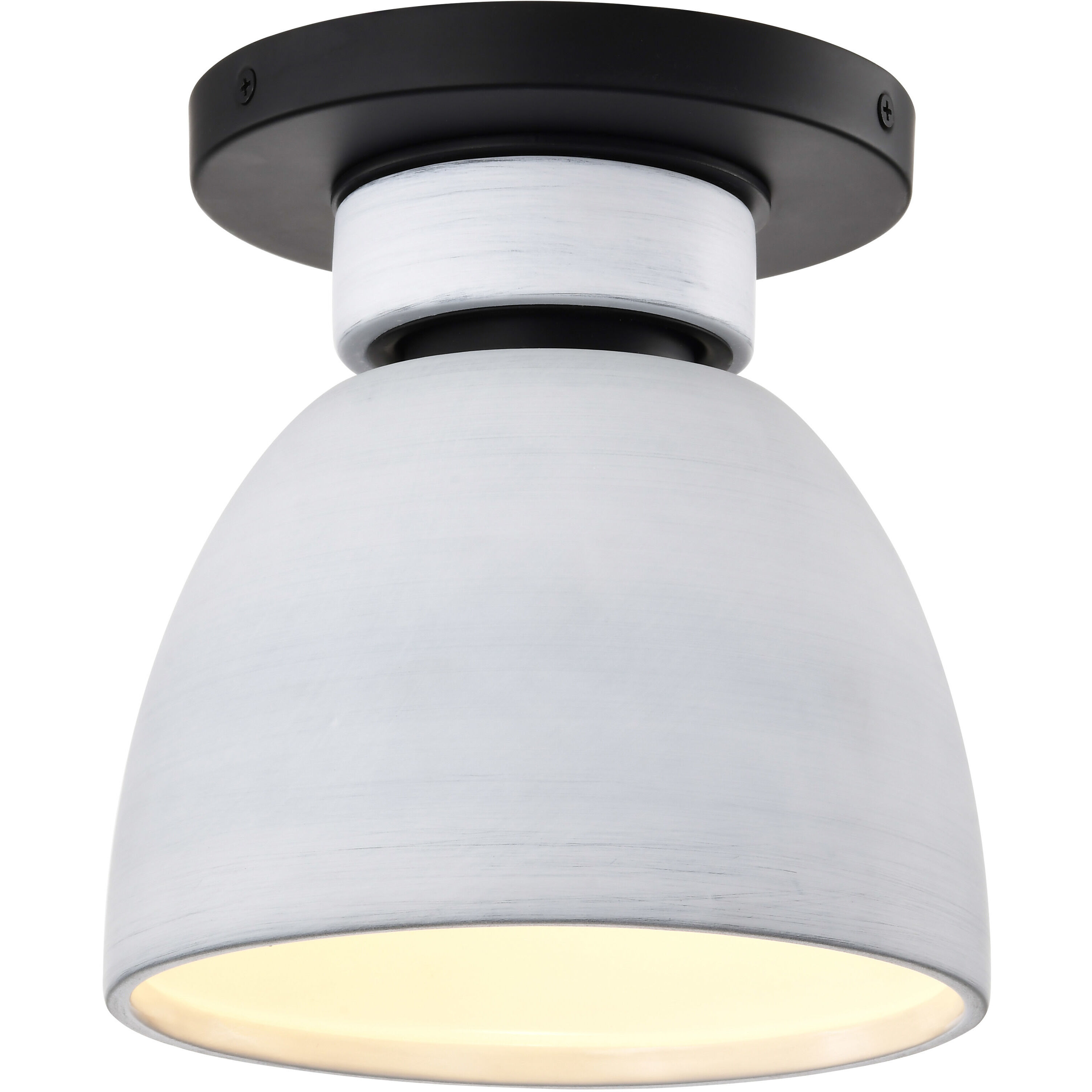 Collins 7.5 inch Matte Black Flush Mount Ceiling Light