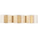Kenzo LED 25 inch Polished Anodized Bronze Vanity Wall Light