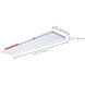 ColorQuick;PowerQuick LED 11.93 inch White Troffer Ceiling Light