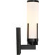 Roselle 1 Light 4.5 inch Matte Black Vanity Light Wall Light