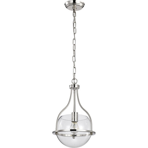 Amado 1 Light 10 inch Polished Nickel Pendant Ceiling Light