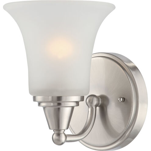 Surrey 1 Light 8 inch Brushed Nickel Vanity Light Wall Light