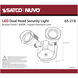 Brentwood LED 4 inch Bronze Outdoor Security Light