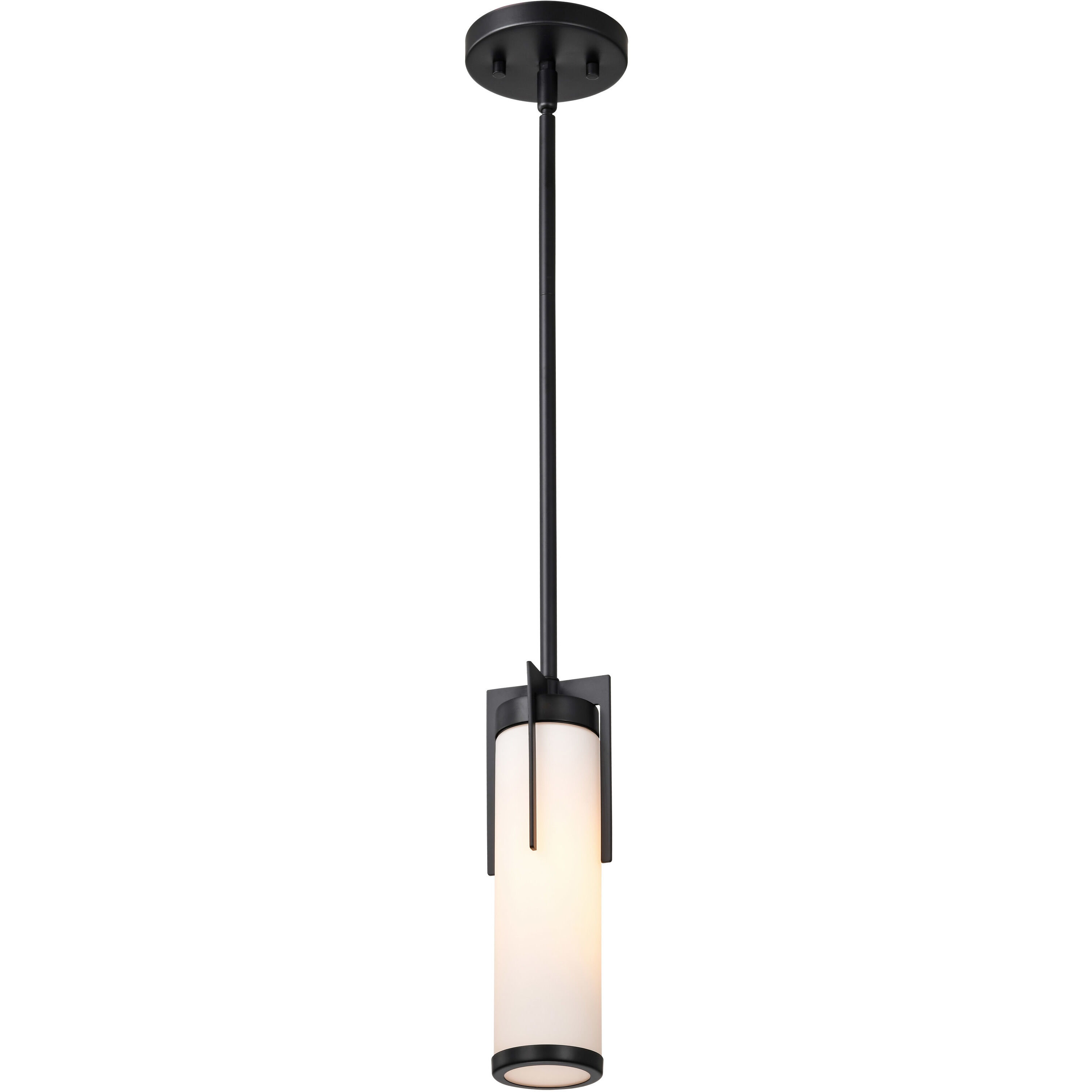 Roselle 3.75 inch Matte Black Pendant Ceiling Light