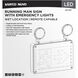 Running Man LED 13 inch White Exit & Emergency Ceiling Light
