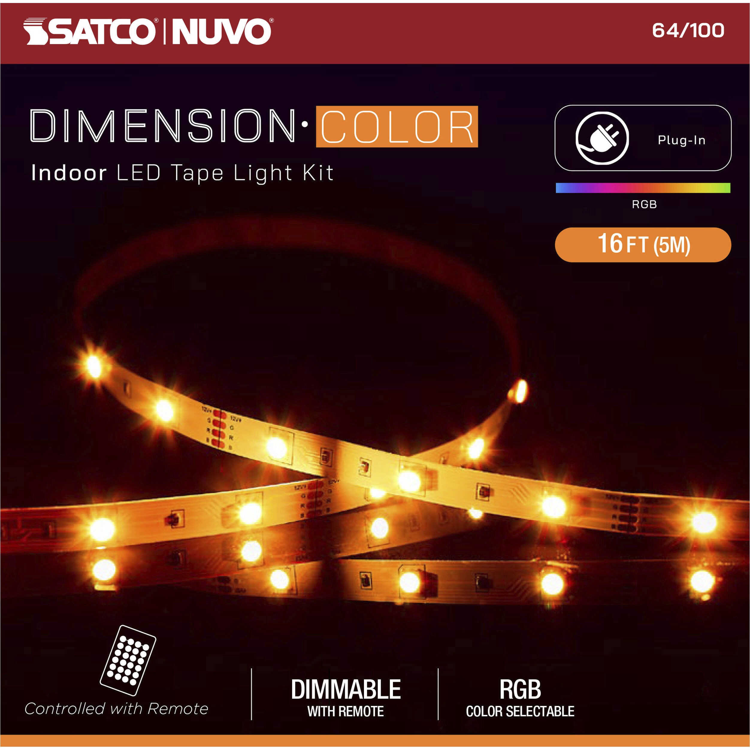 Dimension White 196.85 inch Tape Light