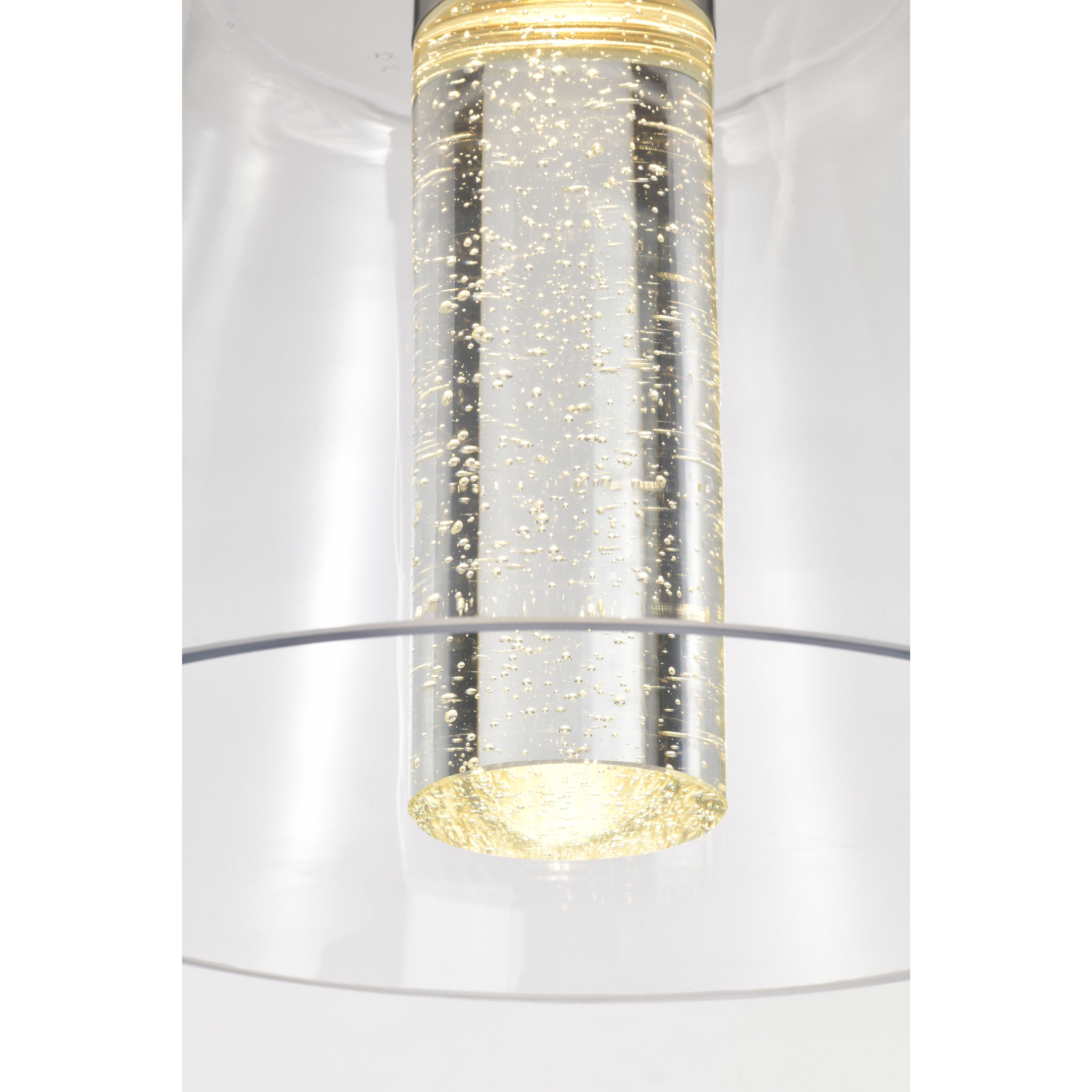 Aura LED 12 inch Brushed Nickel Pendant Ceiling Light