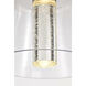 Aura LED 12 inch Brushed Nickel Pendant Ceiling Light