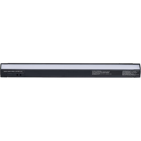 CounterQuickSlim 120 LED 10 inch Black Under Cabinet & Cove
