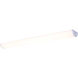 Crispo LED 48.98 inch White Bath Vanity Light Wall Light