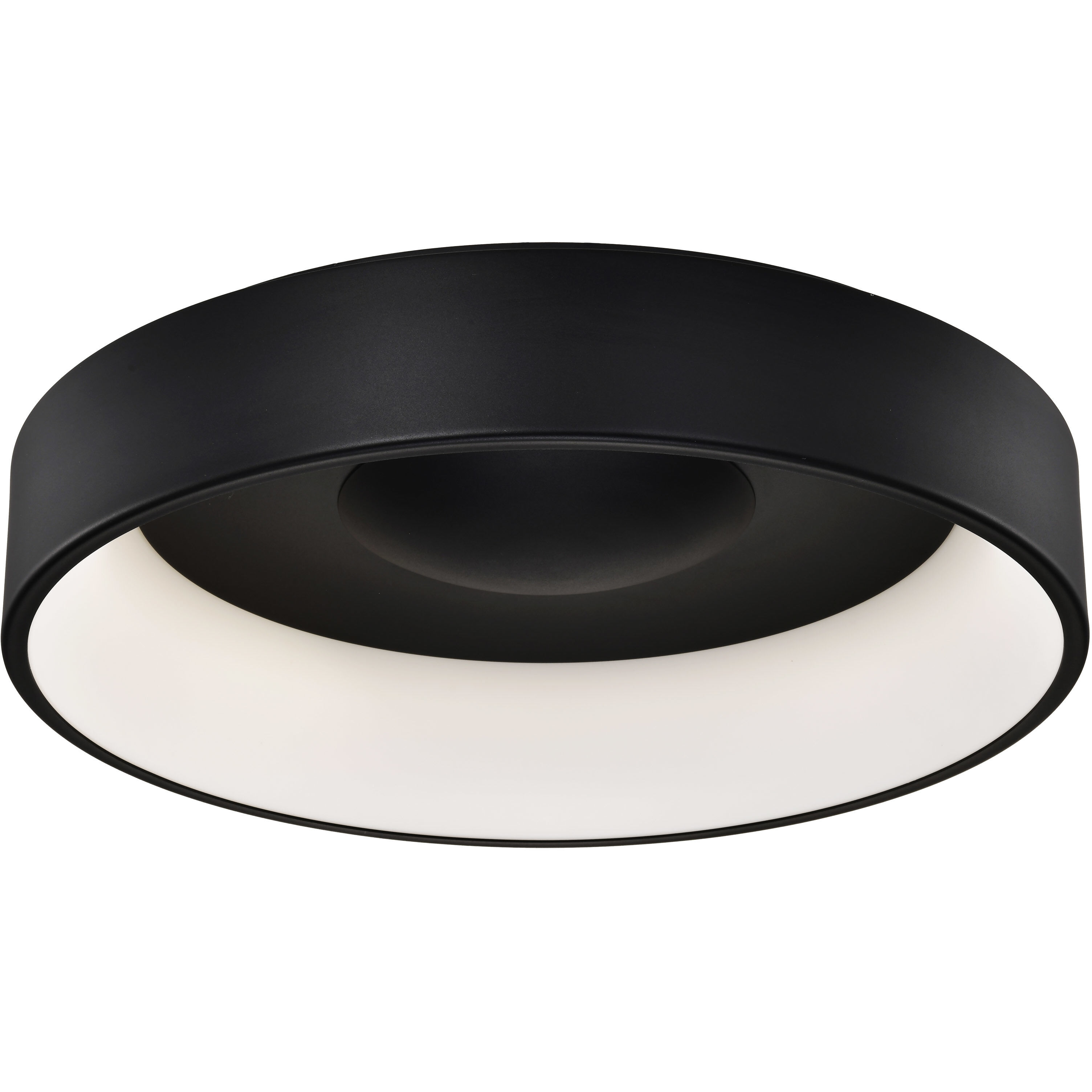 Orbit LED 23.5 inch Black Flush Mount Ceiling Light