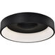 Orbit LED 23.5 inch Black Flush Mount Ceiling Light