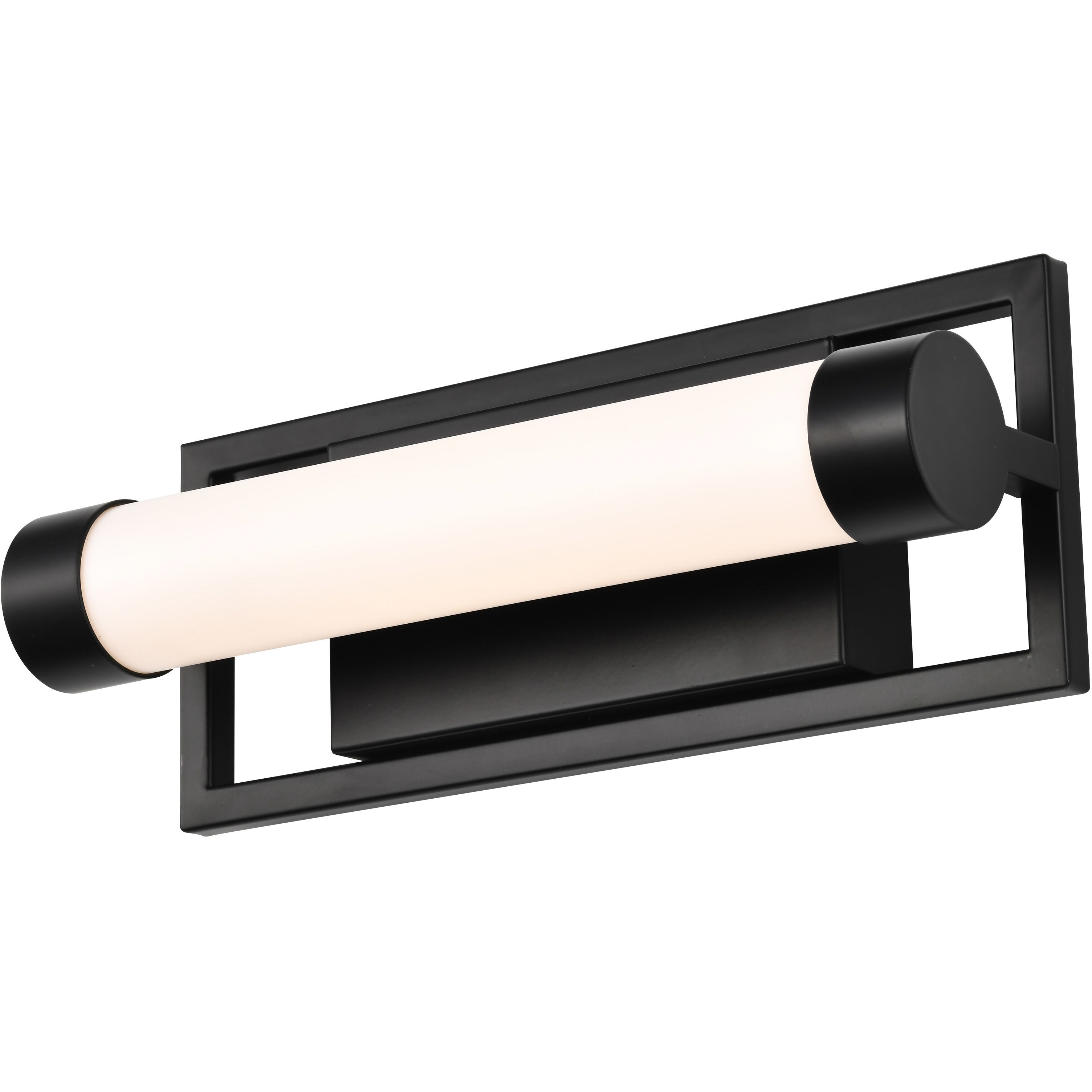 Canal LED 12 inch Matte Black Bath Vanity Light Wall Light