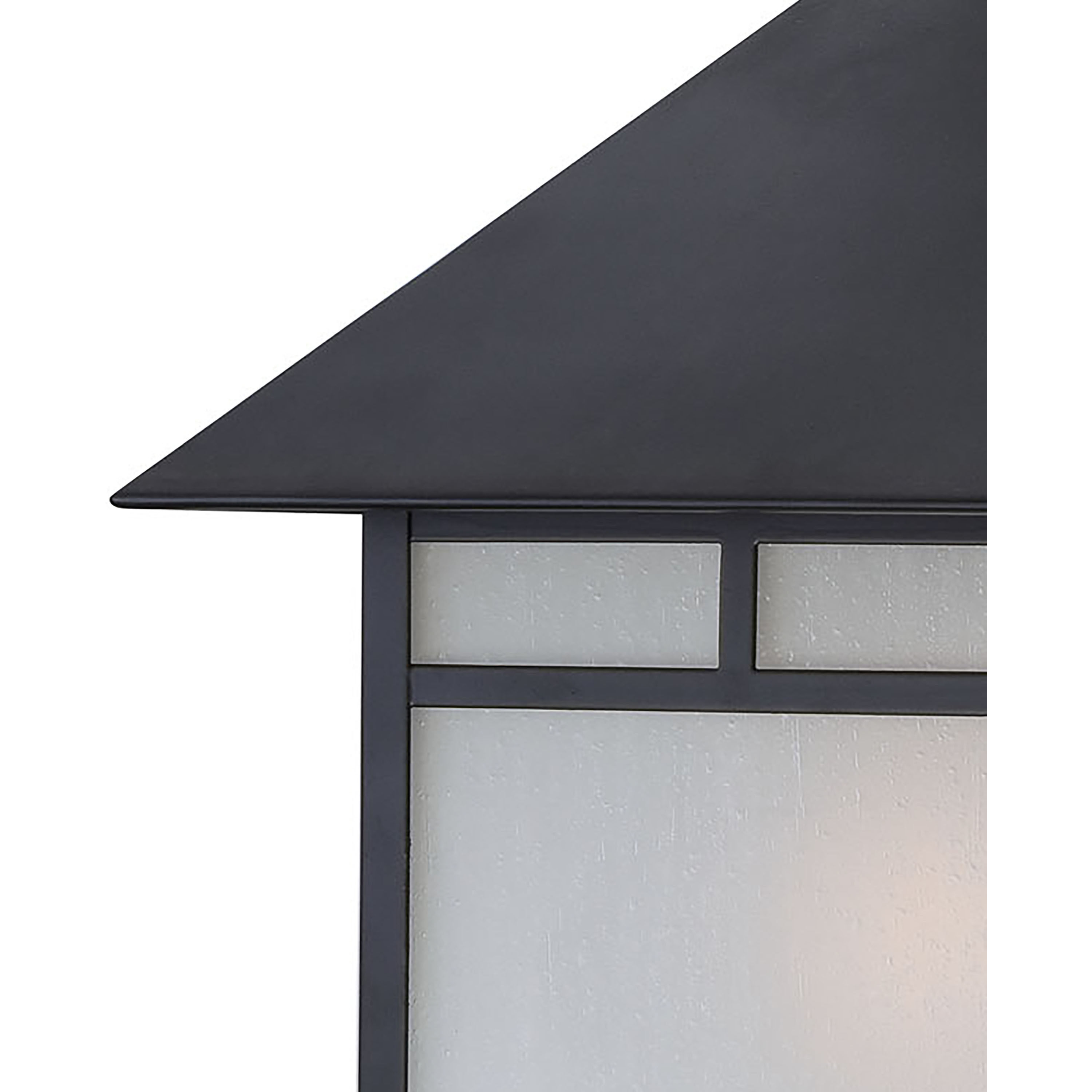 Drexel 1 Light 10 inch Stone Black Outdoor Hanging Lantern