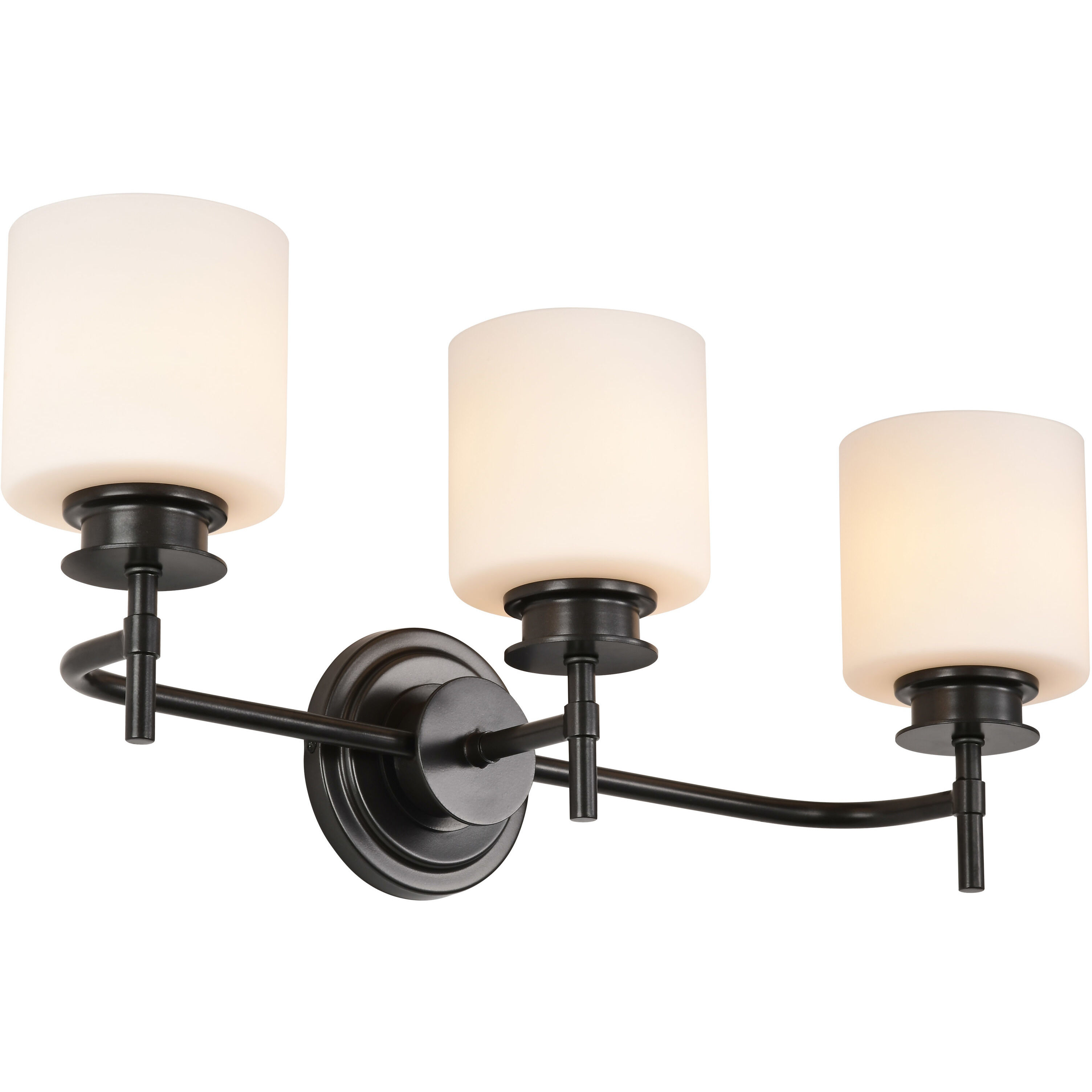 Warren 3 Light 24 inch Gun Metal Vanity Light Wall Light