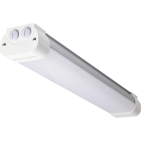 Brentwood LED 3 inch White and Gray Outdoor LED Vapor Tight