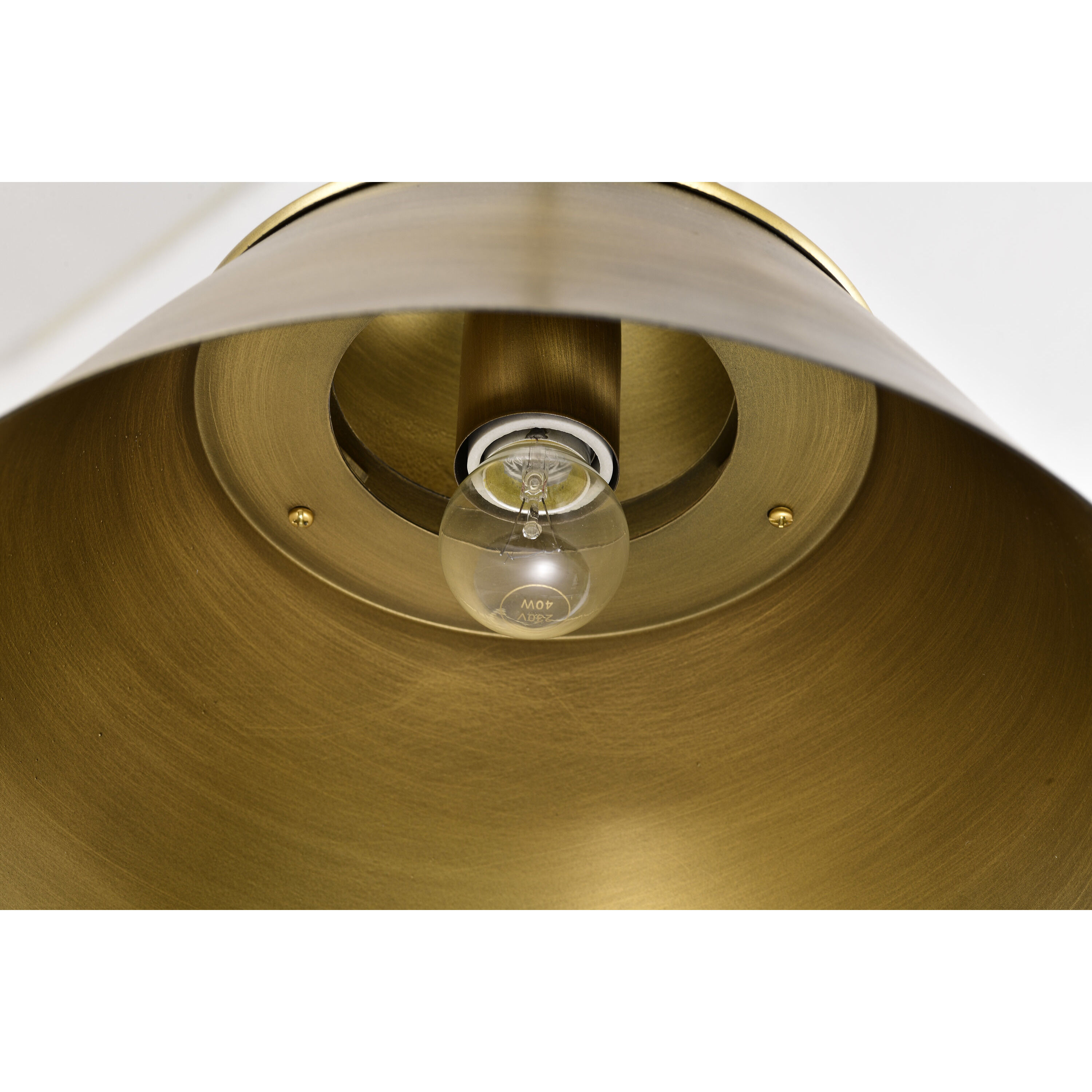 Adina 1 Light 12.75 inch Natural Brass Pendant Ceiling Light