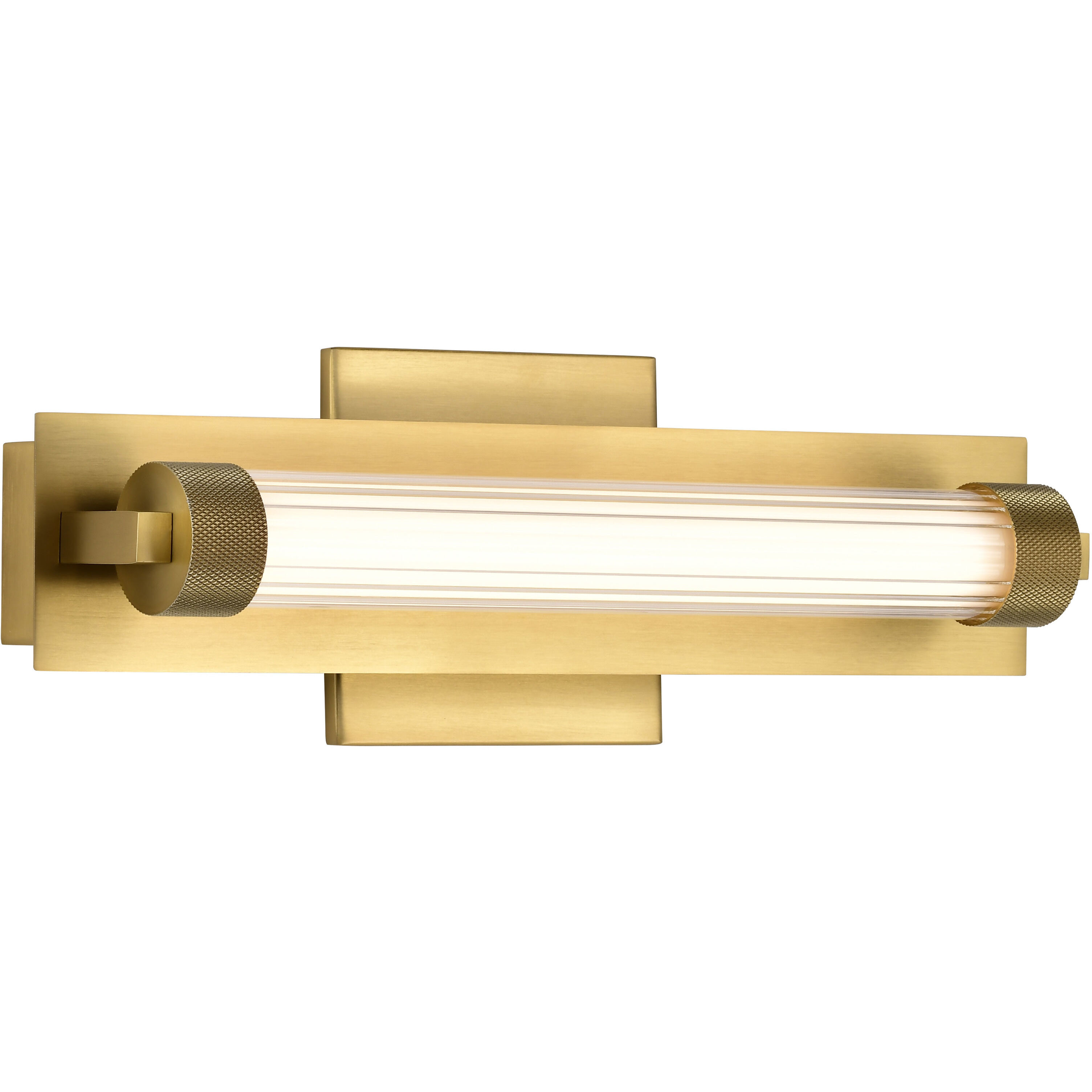 Larissa LED 14 inch Vintage Brass Vanity Wall Light