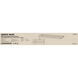 Brentwood LED 12 inch White Linear Flushmount Ceiling Light