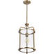 Yorktown 1 Light 10 inch Burnished Brass Pendant Ceiling Light