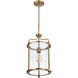 Yorktown 1 Light 10 inch Burnished Brass Pendant Ceiling Light