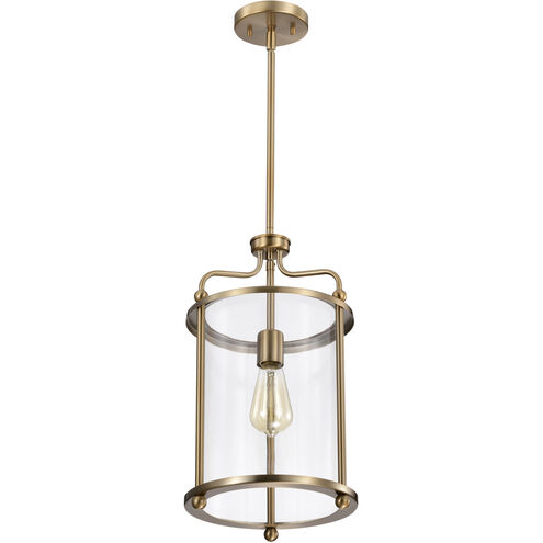Yorktown 1 Light 10 inch Burnished Brass Pendant Ceiling Light
