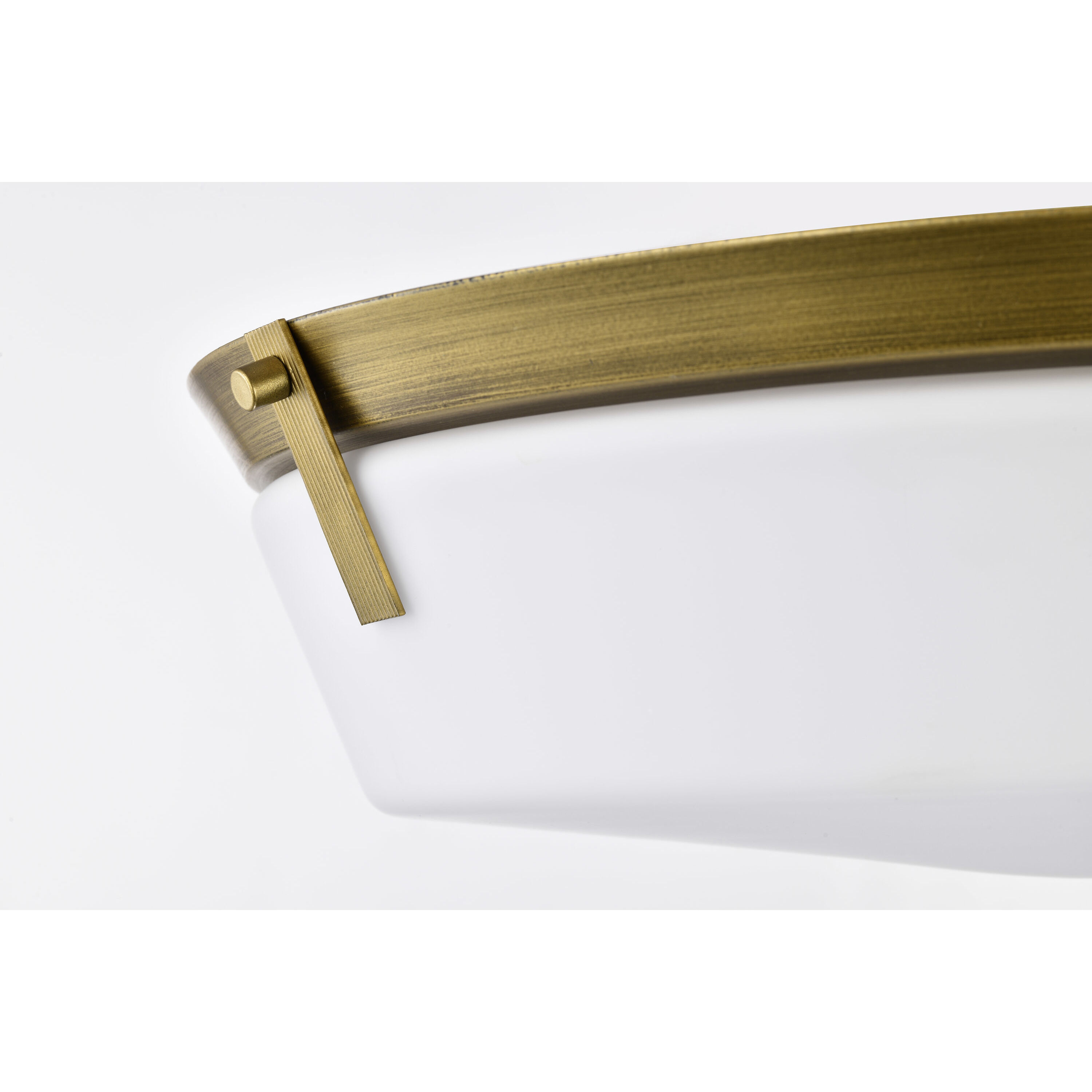 Rowen 4 Light 18.5 inch Natural Brass Flush Mount Ceiling Light