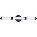 Kagen LED 25.58 inch Matte Black Bath Vanity Light Wall Light