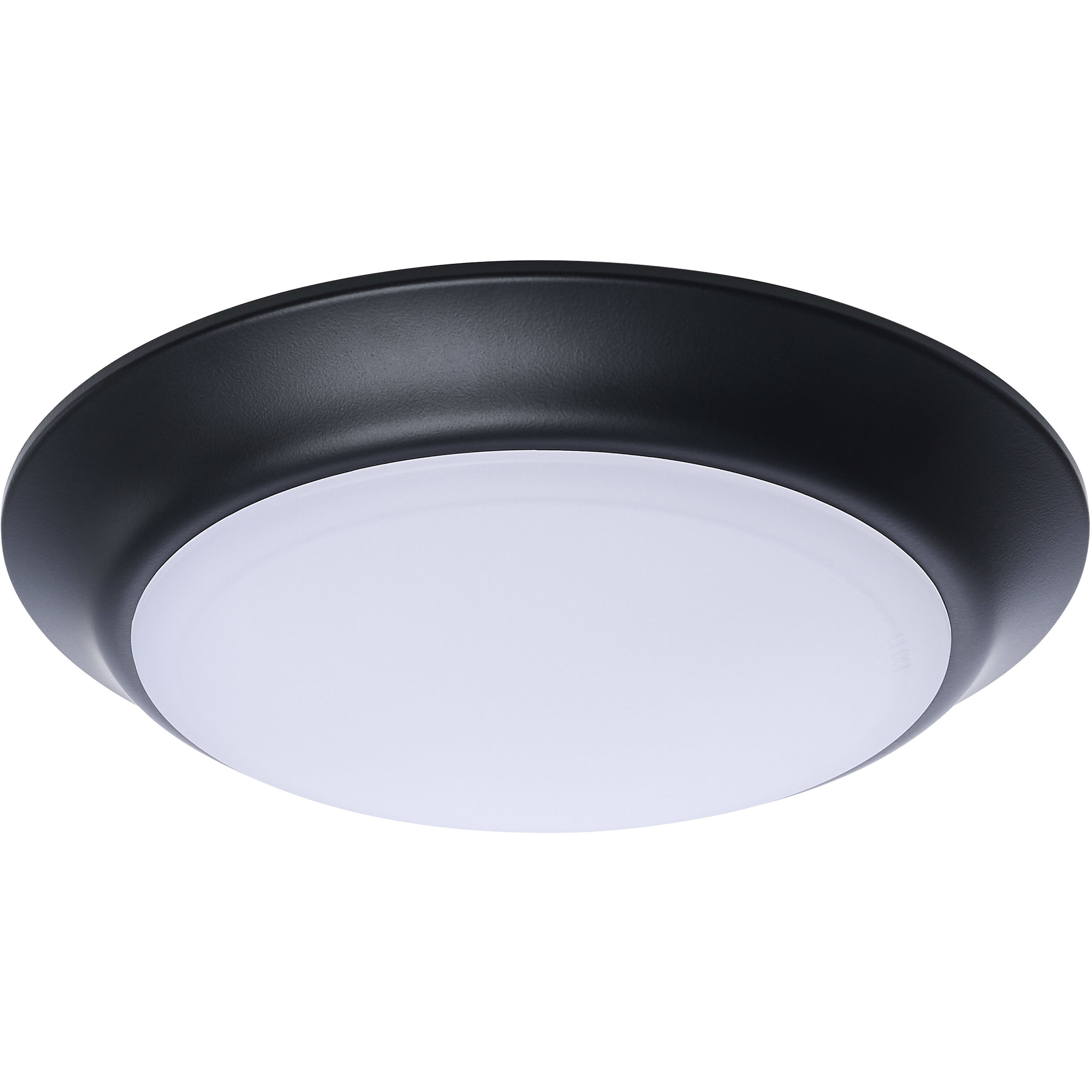 ColorQuick LED 7.4 inch Black Close-to-Ceiling LED Disk Ceiling Light