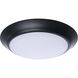 ColorQuick LED 7.4 inch Black Close-to-Ceiling LED Disk Ceiling Light