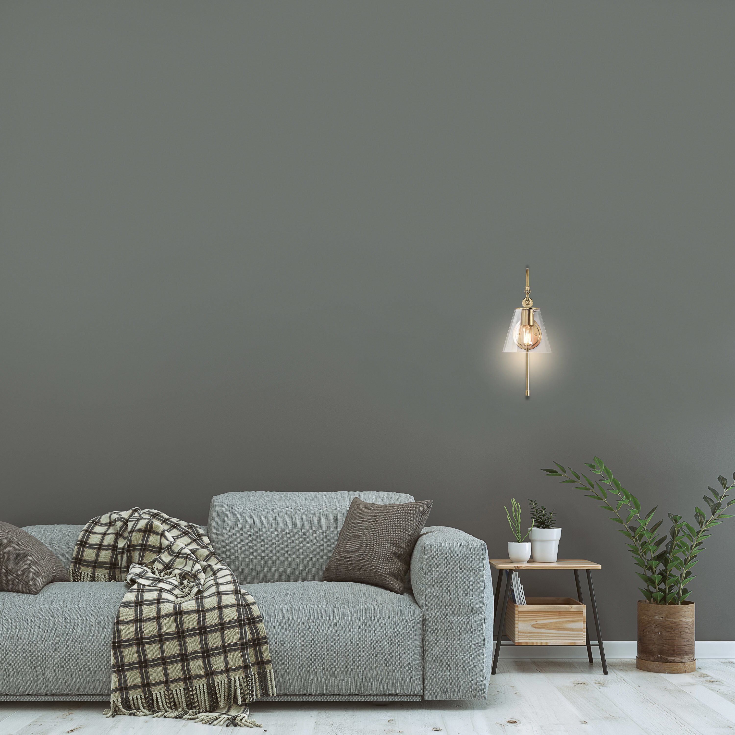 Dover 1 Light 7 inch Vintage Brass Bathroom Vanity Lights Wall Light