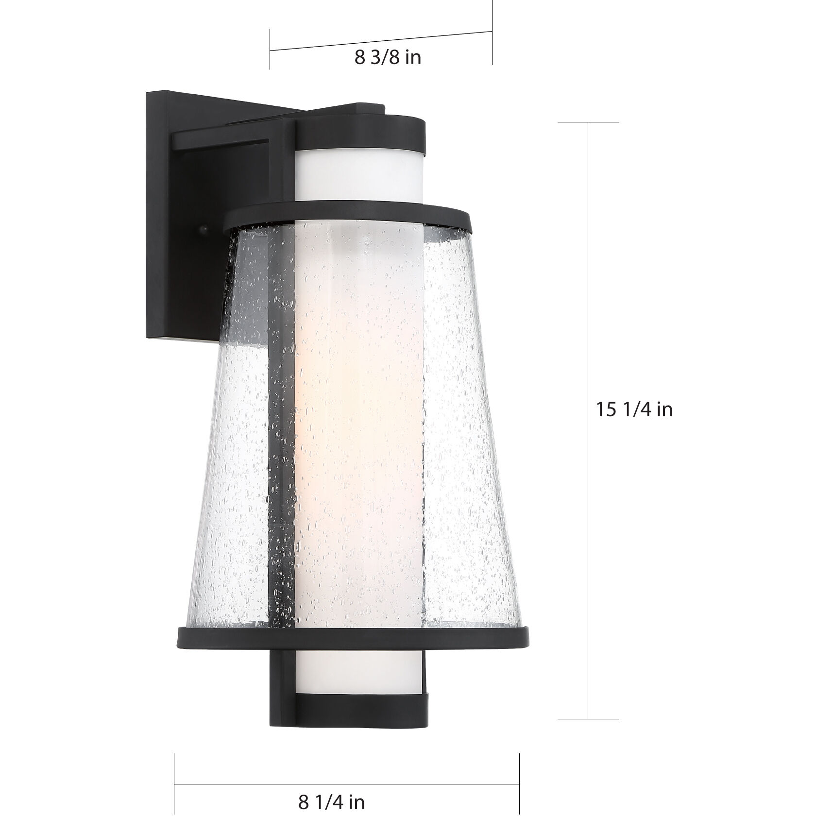 Anau Outdoor Wall Lantern, Medium