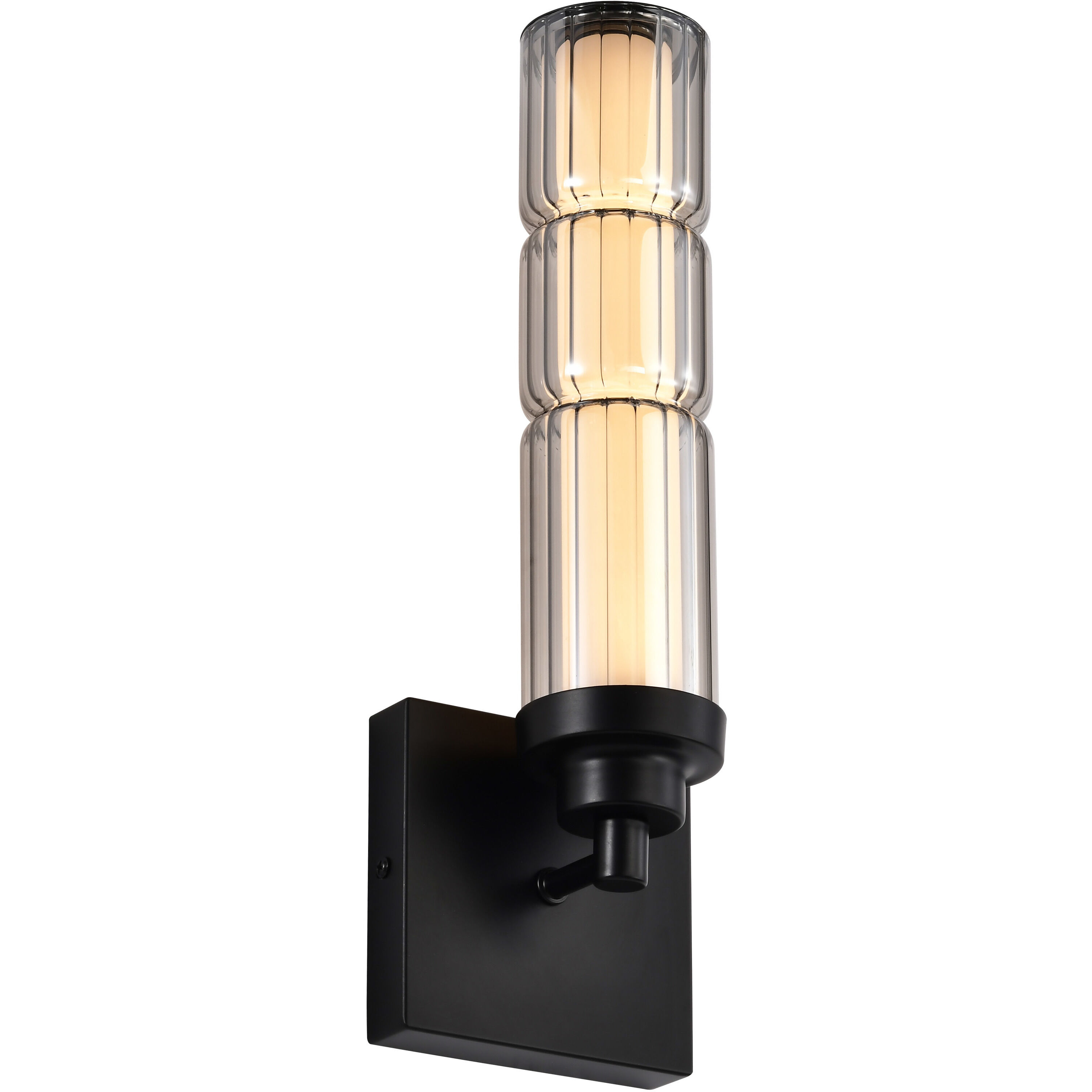 Evander LED 4.75 inch Matte Black Vanity Wall Light