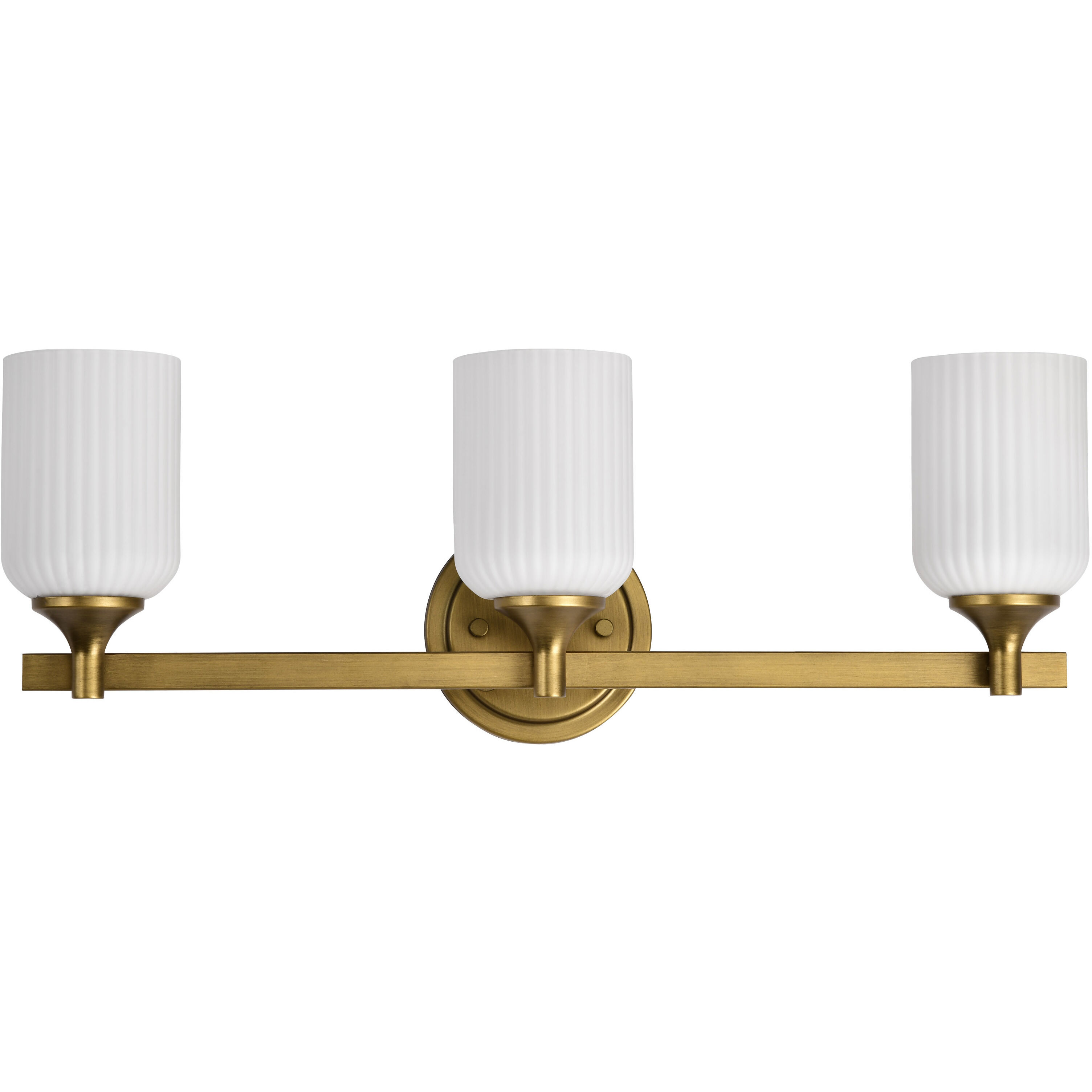 Solara 23 inch Natural Brass Vanity Wall Light