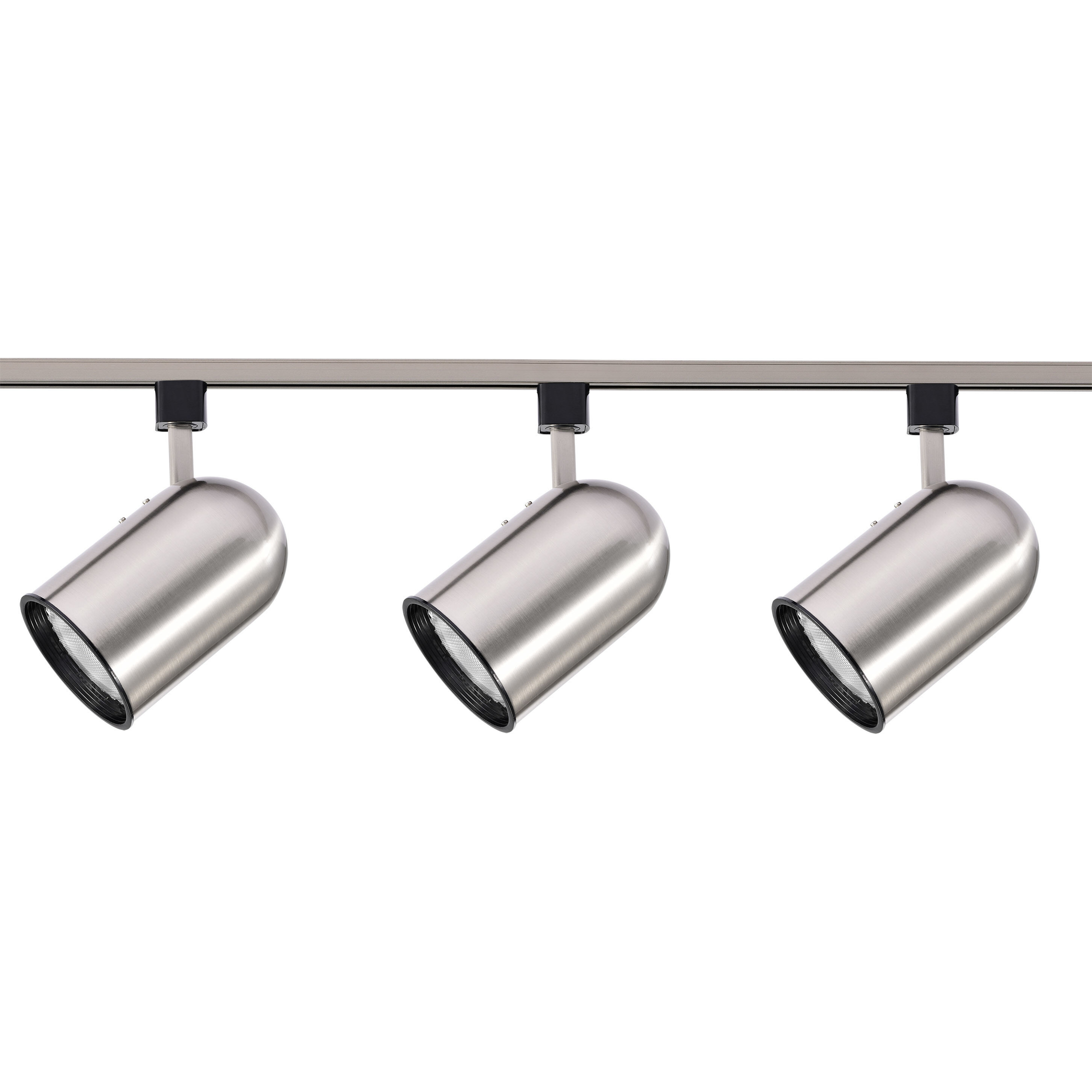 Brentwood 3 Light 120V Brushed Nickel Track Lighting Ceiling Light
