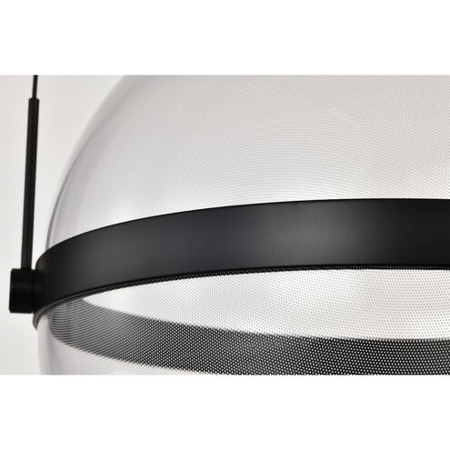 Arvada LED 16.63 inch Matte Black Pendant Ceiling Light