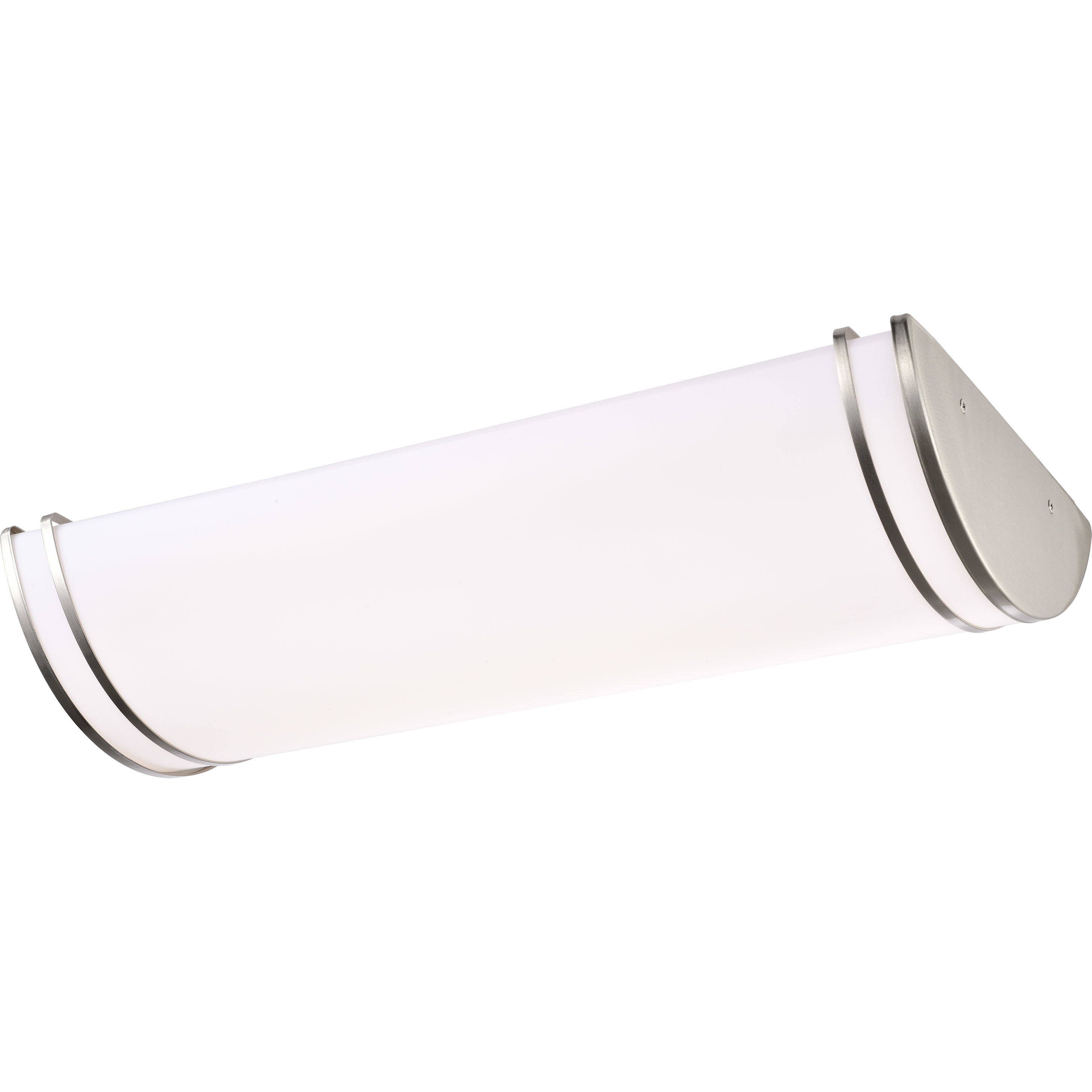Glamour LED 12 inch Brushed Nickel Linear Flush Ceiling Light