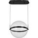 Arvada LED 16.63 inch Matte Black Pendant Ceiling Light