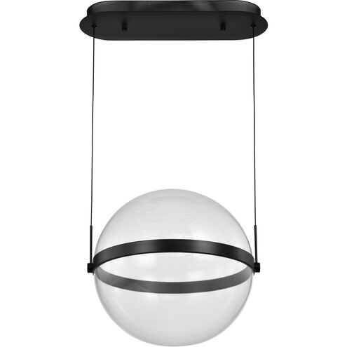 Arvada LED 16.63 inch Matte Black Pendant Ceiling Light