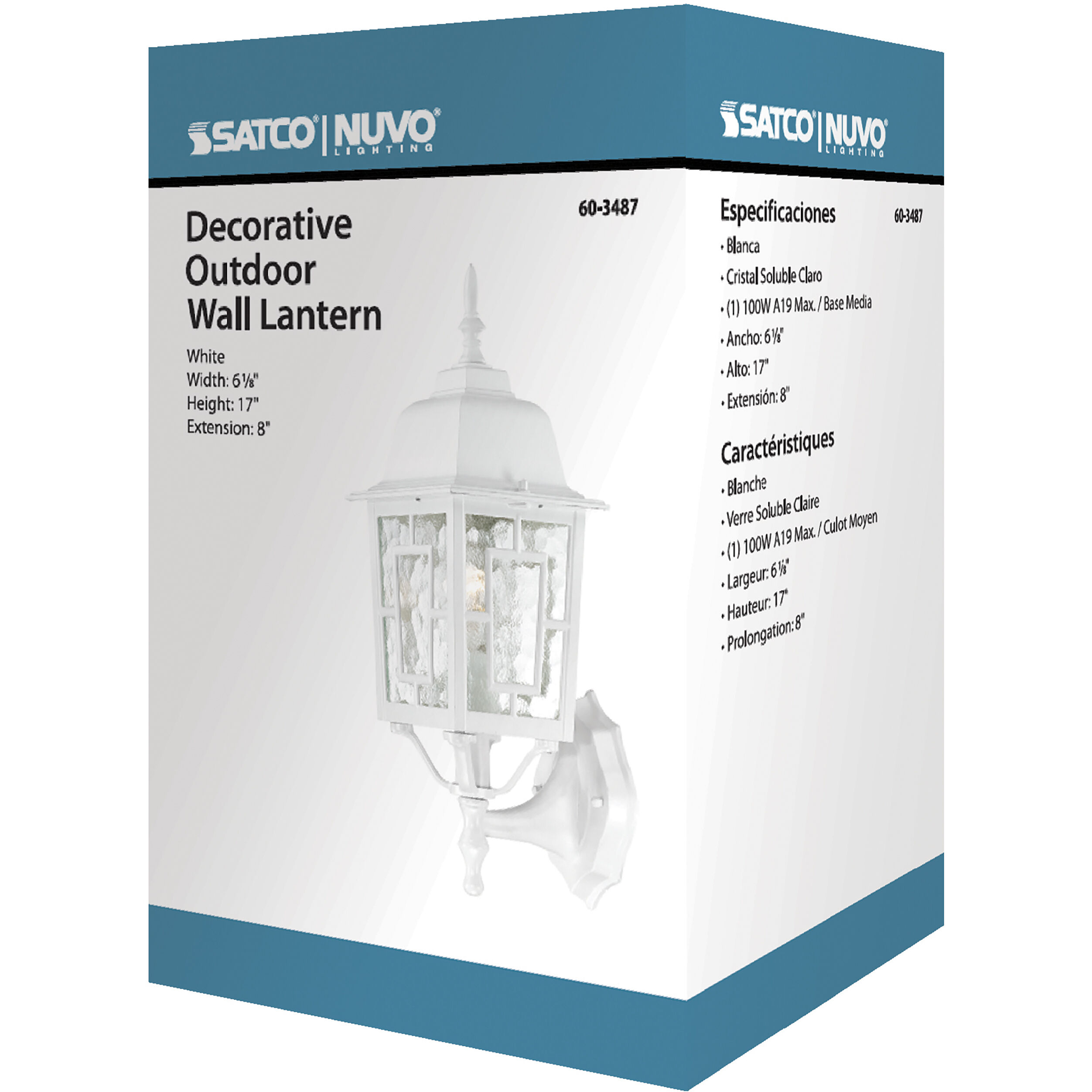 Banyan 1 Light 17 inch White Outdoor Wall Sconce