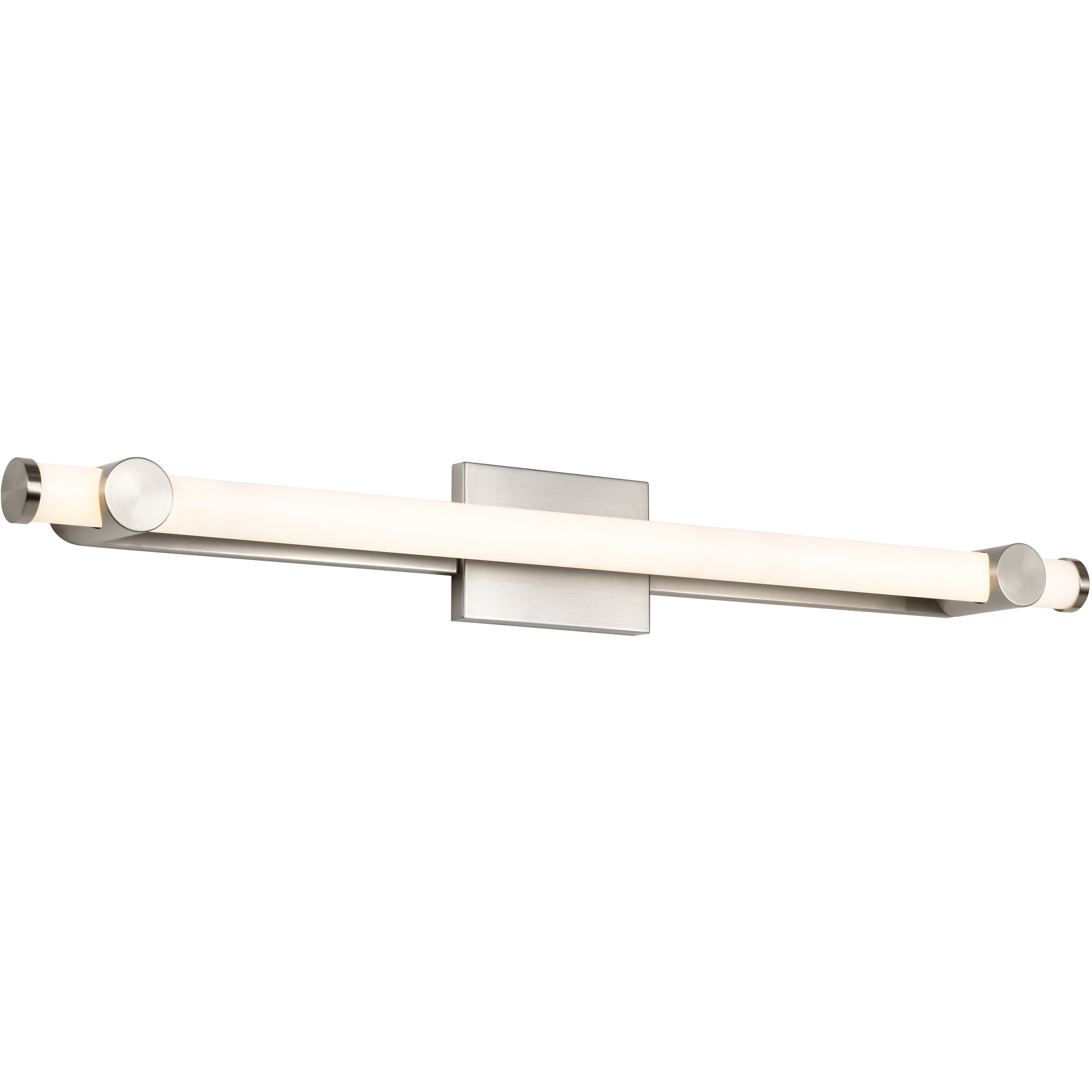 Bowman LED 35.88 inch Brushed Nickel Vanity Light Wall Light