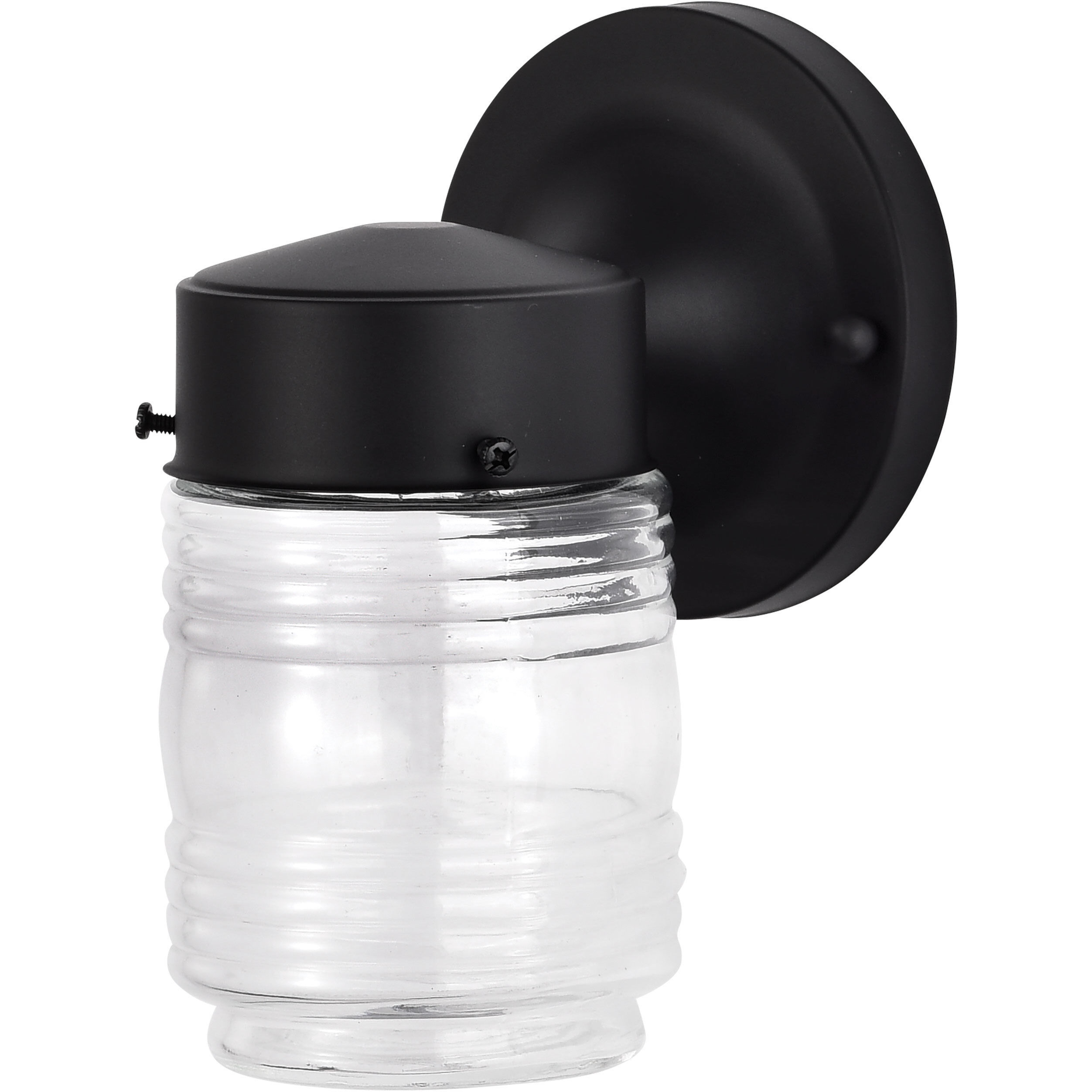 Brentwood LED 7 inch Black Outdoor Wall Mount