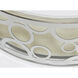 Filigree LED 15 inch Polished Nickel Flush Mount Ceiling Light