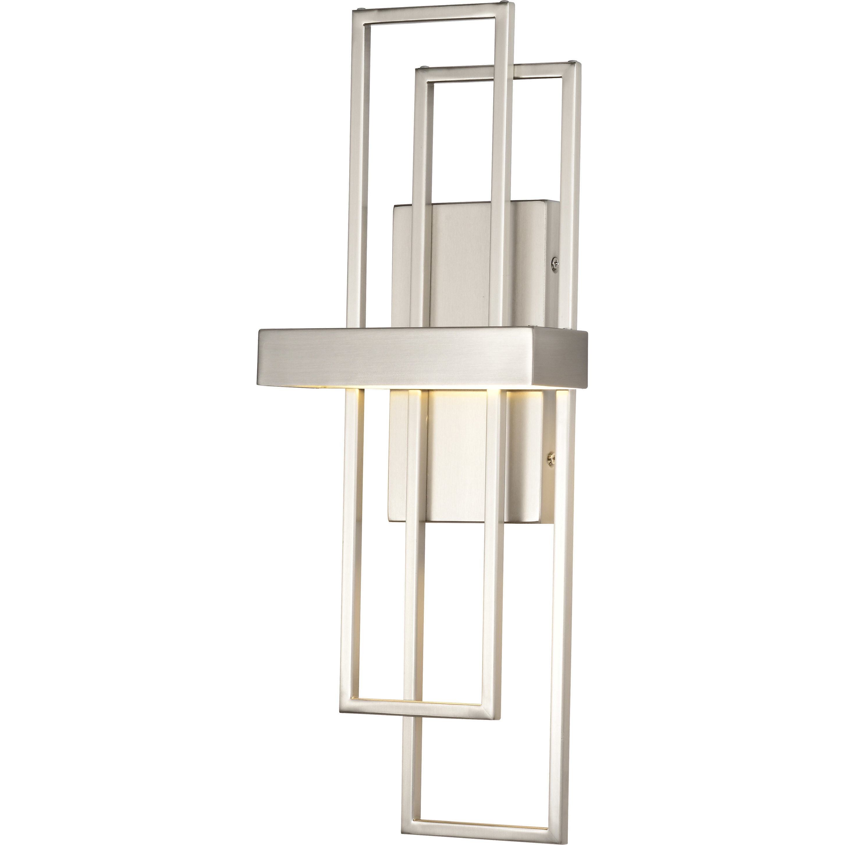 Frame LED 8 inch Brushed Nickel ADA Wall Sconce Wall Light