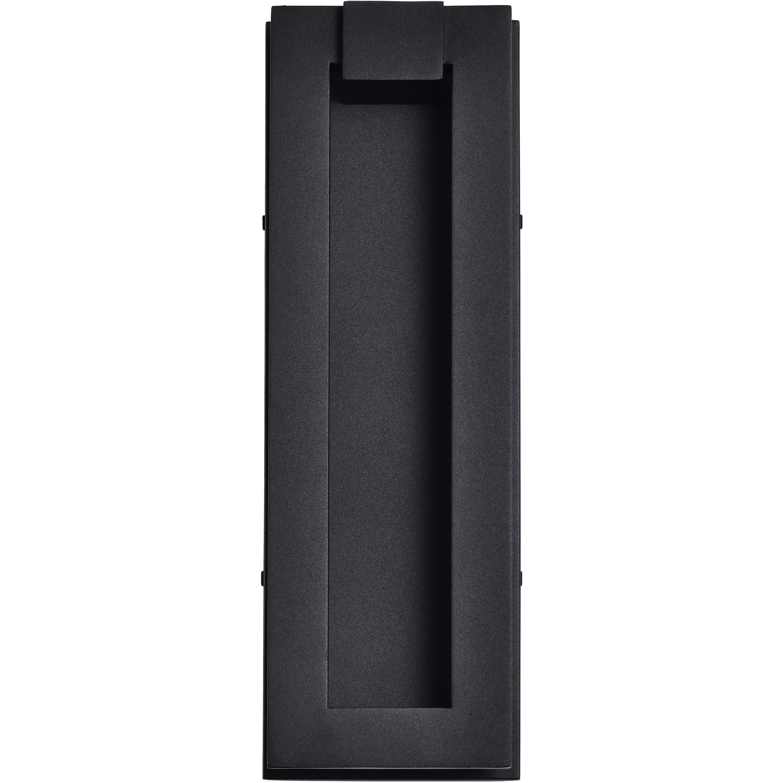 Crew LED 15 inch Sand Black Outdoor Wall Light