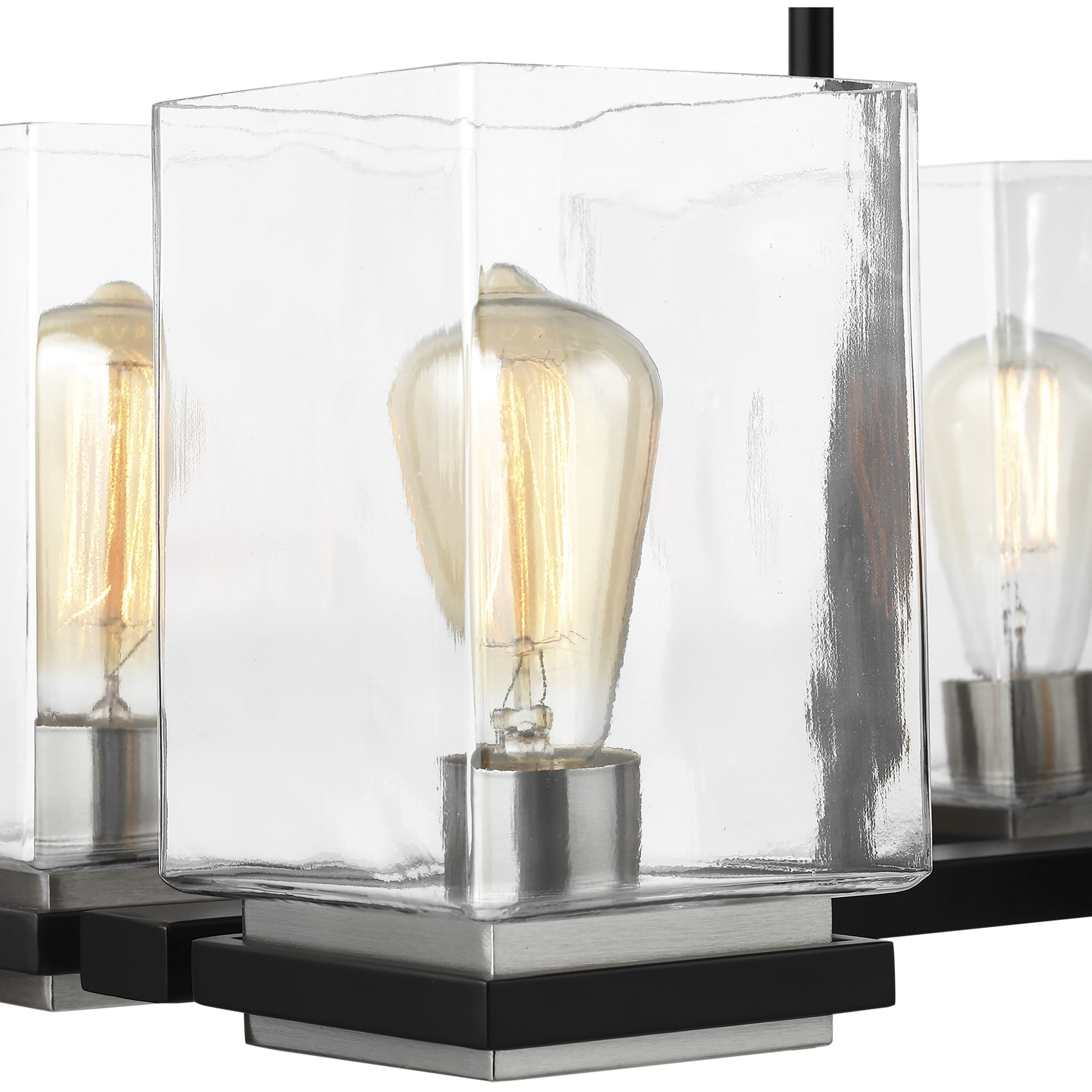 Crossroads 6 Light 30.75 inch Matte Black Island Pendant Ceiling Light