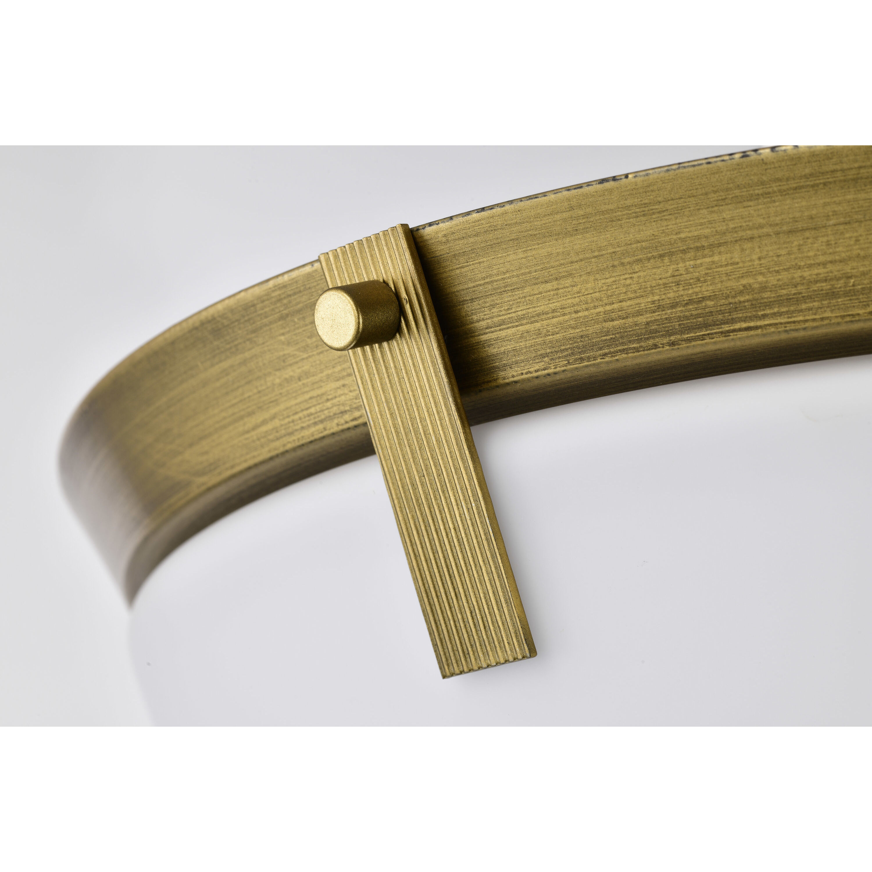 Rowen 4 Light 18.5 inch Natural Brass Flush Mount Ceiling Light